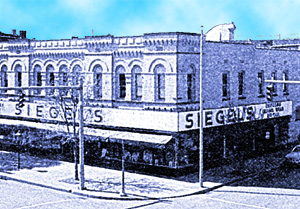 siegels old location on 4th street in Evansville, IN