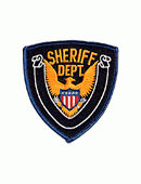 Sheriff, Gold Eagle, White Ribbon, Navy Backgr.