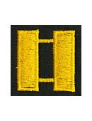 Embroidered Collar Insignia – 2 Bars (Captain)