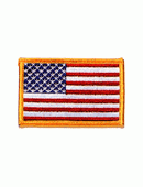 Standard Flag, Dark Gold Border