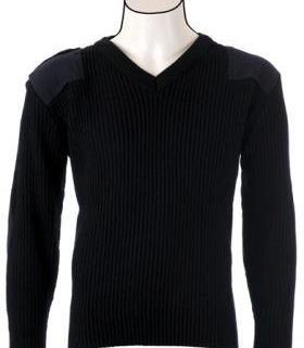 Cobmex V-neck Rib "Commando" Sweater
