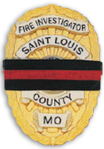 Hero's Pride Badge Mourning Band (Fire)