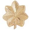 Police Collar Insignia - Oak Leaves Gold Finish