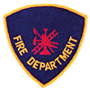 Small Fire Dept. Shoulder Emblem with Scramble