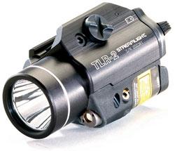 Steamlight Rail Mounted Tactical Flashlight with Laser Site