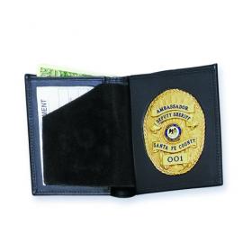 Strong Book Style Badge Wallet