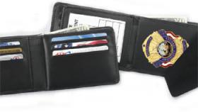 Strong Hidden Badge Credit Card Wallet