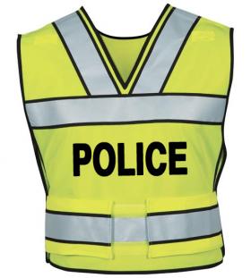 Blauer ANSI 207 Hi Viz POLICE Breakaway Safety Vest - Siegel's Uniform