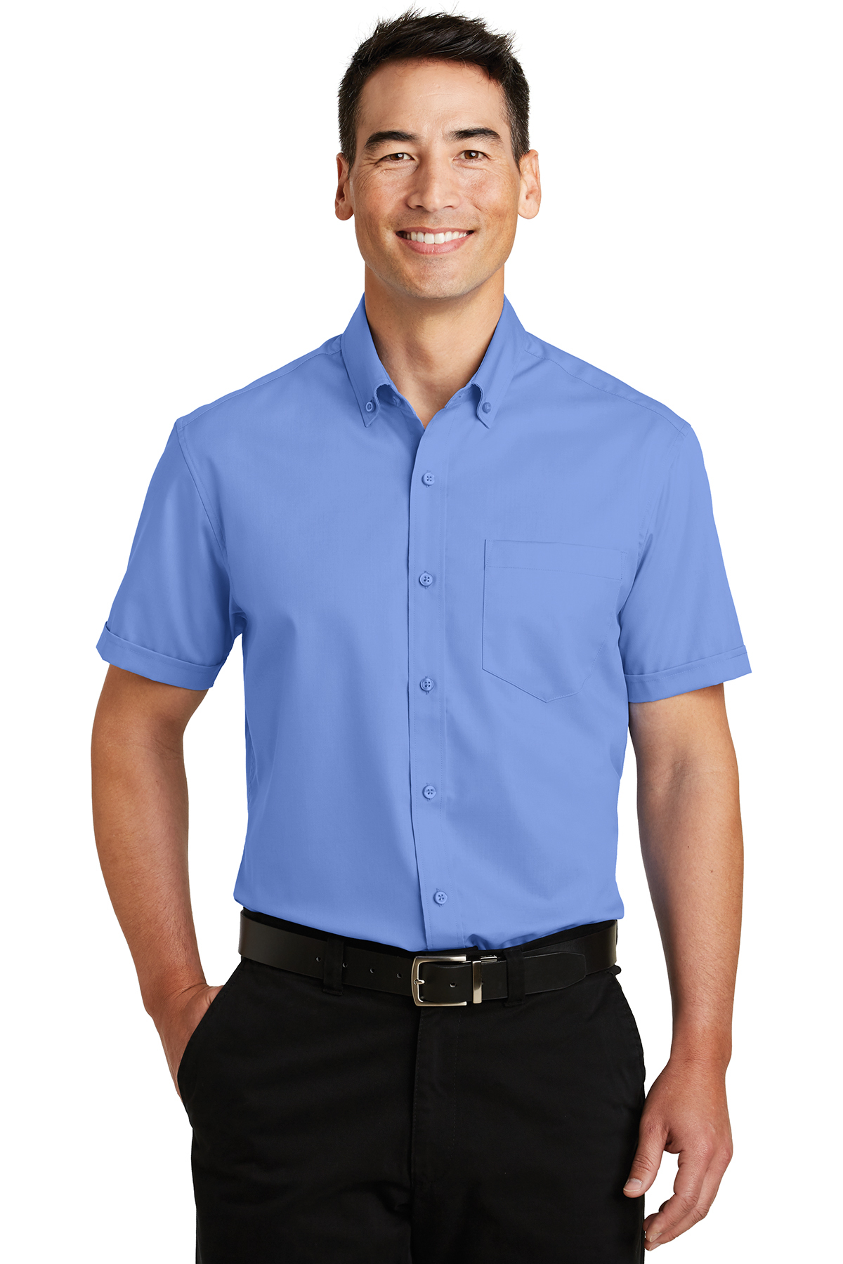 Port Authority® Short Sleeve SuperPro™ Twill Shirt - Siegel's Uniform