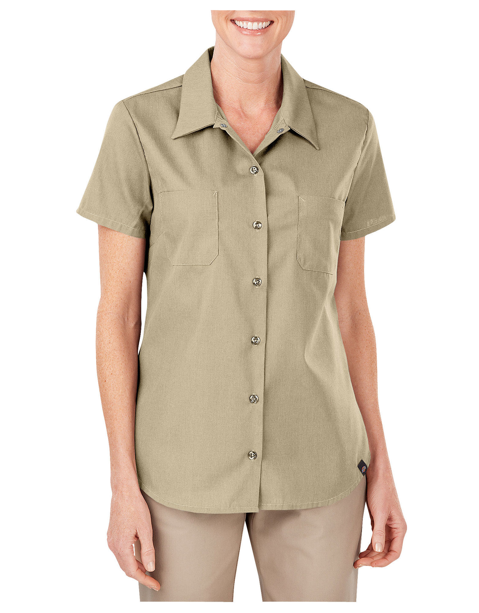 leer onderwerp Besluit Dickies Women's Industrial Short Sleeve Work Shirt - Siegel's Uniform